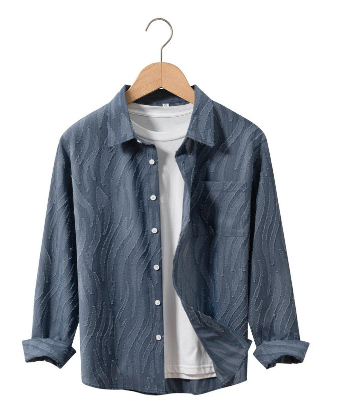 Herren lässige Designer-Hemdjacke Echoarchiv