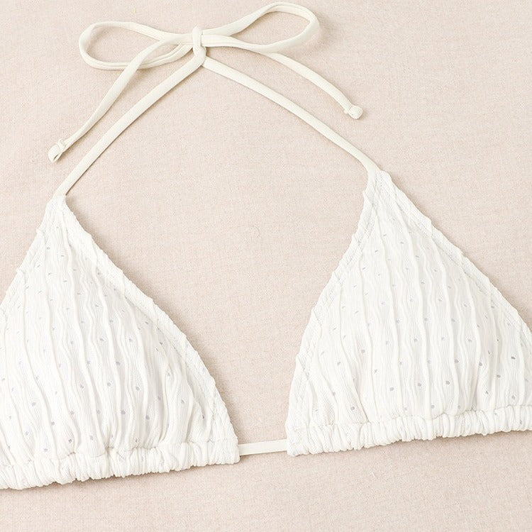 Damen Triangel-Bikini mit modischem Wickelrock und eleganten Details Echo Archiv