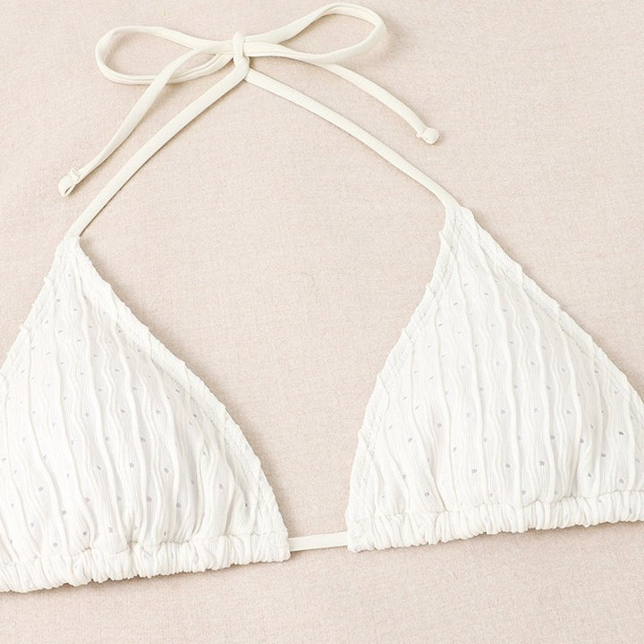 Damen Triangel-Bikini mit modischem Wickelrock und eleganten Details Echo Archiv