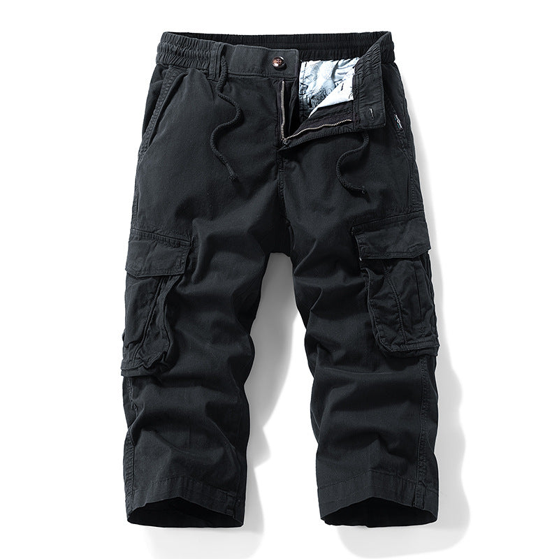 Herren multifunktionale Cargo-Shorts mit elastischem Bund und praktischen Seitentaschen Echoarchiv