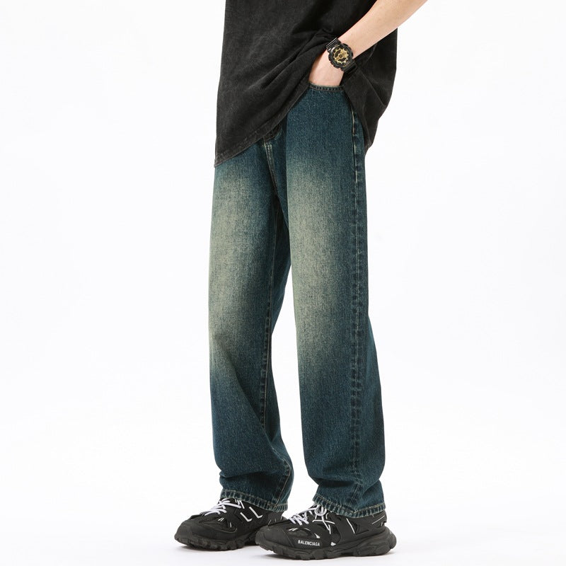 Herren weite Jeans mit lässigem Schnitt Echoarchiv