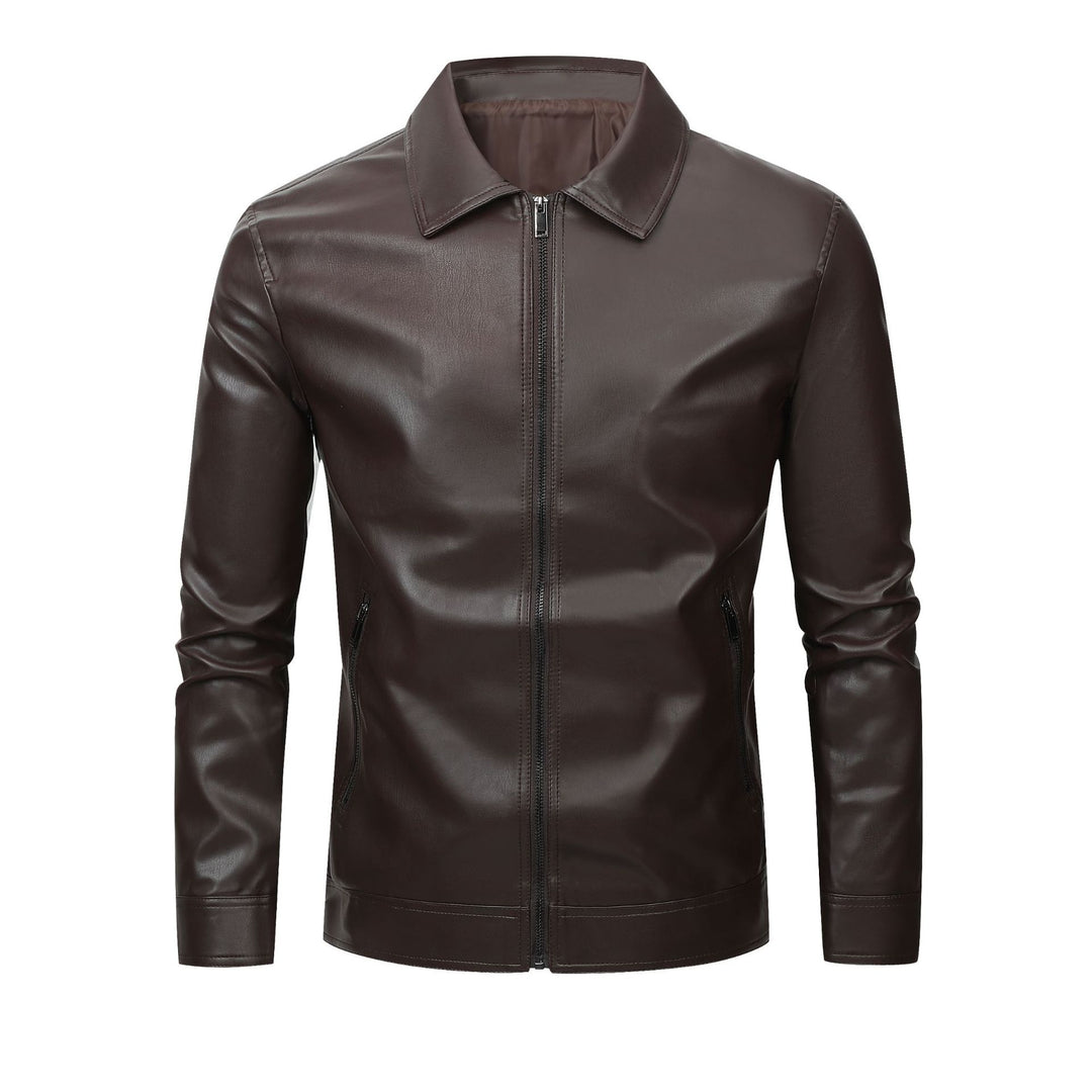 Herren Elegante Lederjacke Echo Archiv