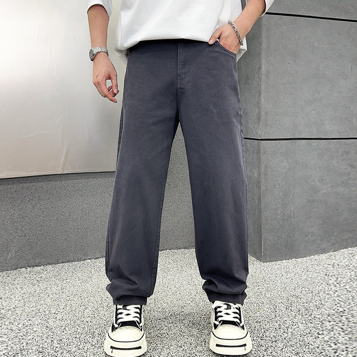 Herren weite Cargo-Jeans mit funktionalen Taschen und lässigem Schnitt Echoarchiv