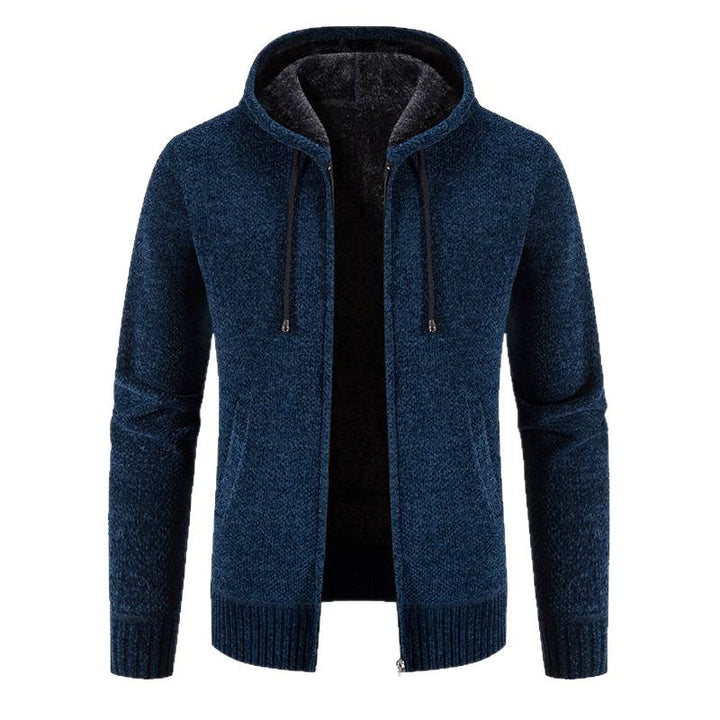 Herren Kapuzenjacke mit weichem Innenfutter und innovativem Design Echoarchiv