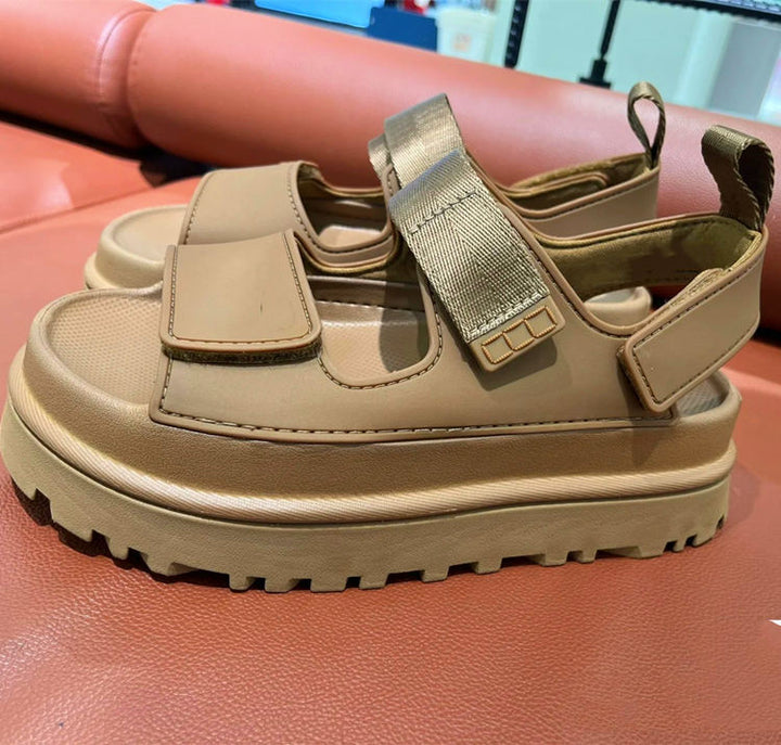Damen Sportliche Sandalen mit ergonomischem Fußbett und rutschfester Sohle Echoarchiv