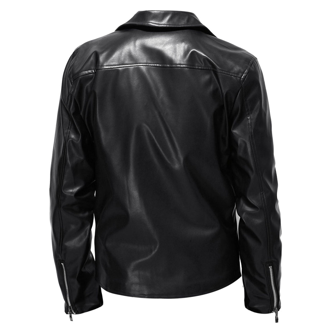 Herren stylish Kunstleder Motorradjacke Echoarchiv