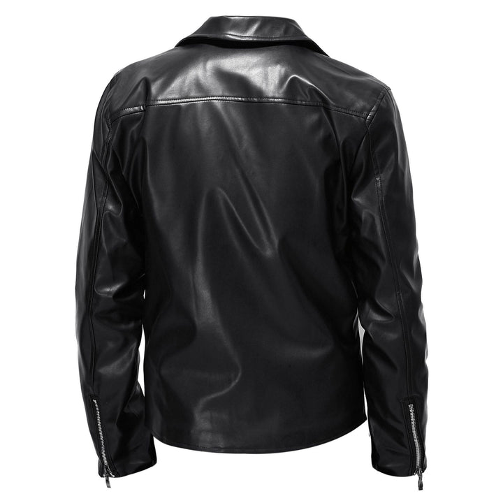 Herren stylish Kunstleder Motorradjacke Echoarchiv