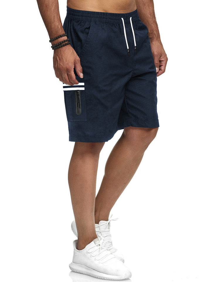 Herren Badeshorts mit praktischen Reißverschlusstaschen und elastischem Bund Echoarchiv