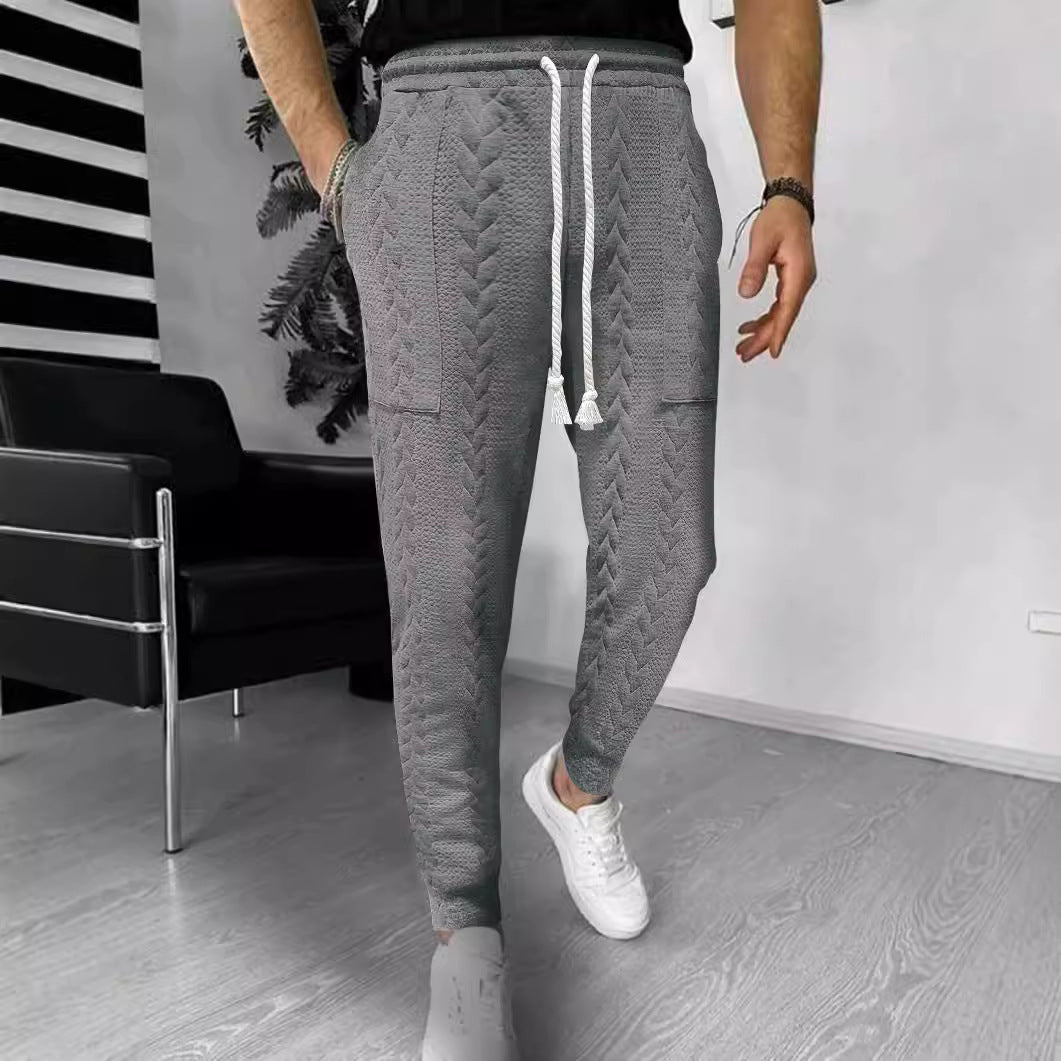 Herren modische Jogginghose mit einzigartigem Strukturdesign Echoarchiv