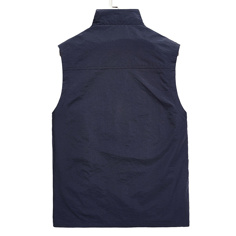Herren Leichte Outdoor‑Softshellweste mit atmungsaktivem Meshinnenfutter und verdeckten Reißverschlusstaschen – Marzano