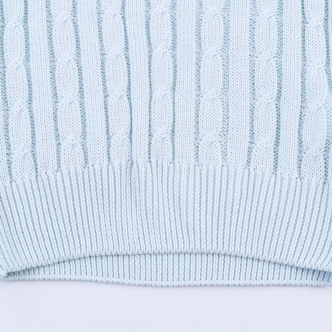 Damen Strickoberteil mit lässigem Schnitt und innovativem Layering Echo Archiv