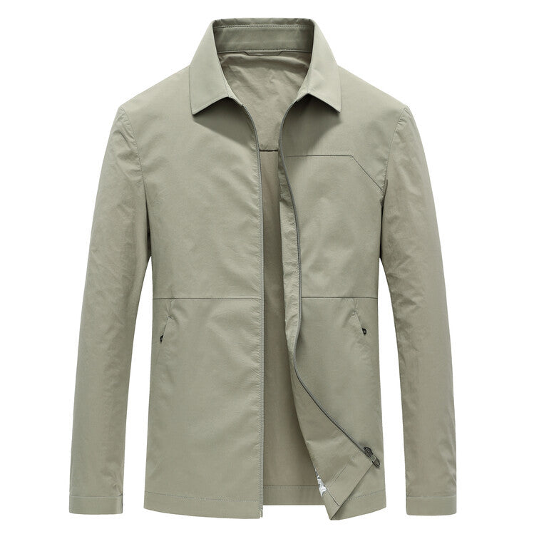 Herren leichte Übergangsjacke im minimalistischen Stil Echoarchiv