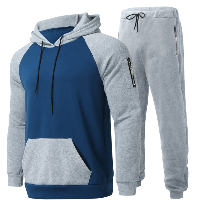 Herren Sportliches Hoodie- und Jogginghose-Set mit atmungsaktiver Struktur Echoarchiv