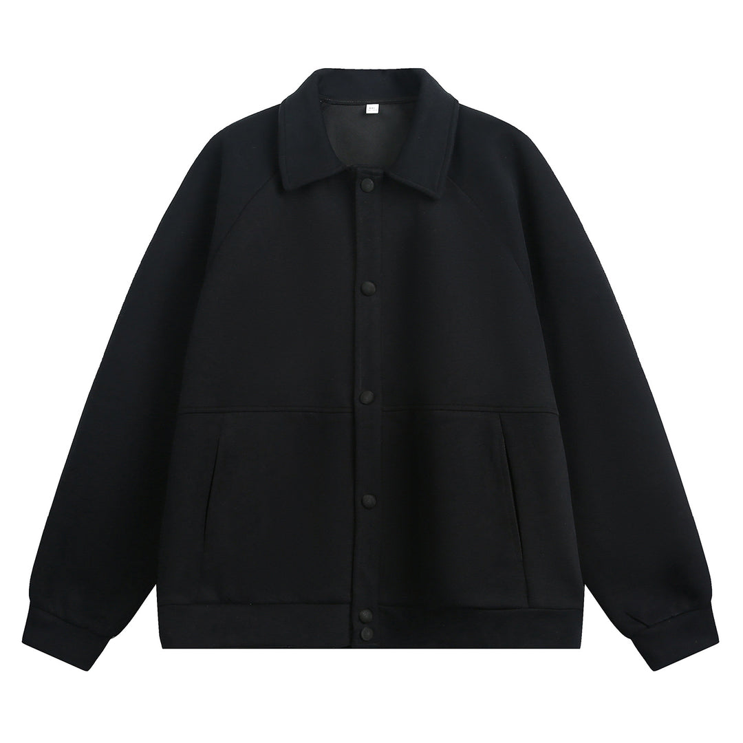 Unisex Oversize-Jacke mit Raglanärmeln und Druckknopfverschluss Echo Archiv