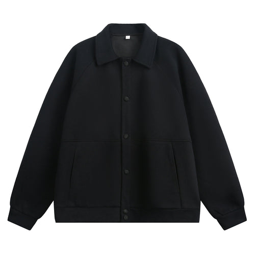 Unisex Oversize-Jacke mit Raglanärmeln und Druckknopfverschluss Echo Archiv