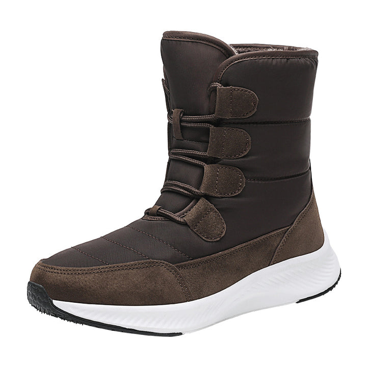 Damen Thermo-Schneestiefel mit gesteppter Isolierung, Teddyfutter und griffiger Profilsohle Echo Archiv