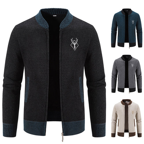 Herren modische Freizeitjacke mit strukturiertem Design und praktischen Taschen Echoarchiv