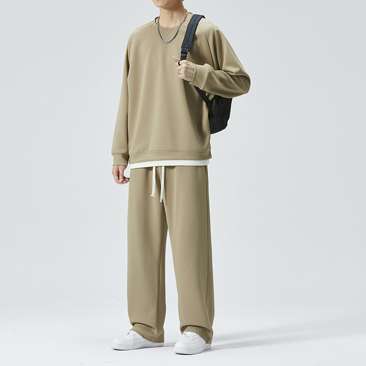 Herren Oversized Sweatshirt und Hose Set Echoarchiv