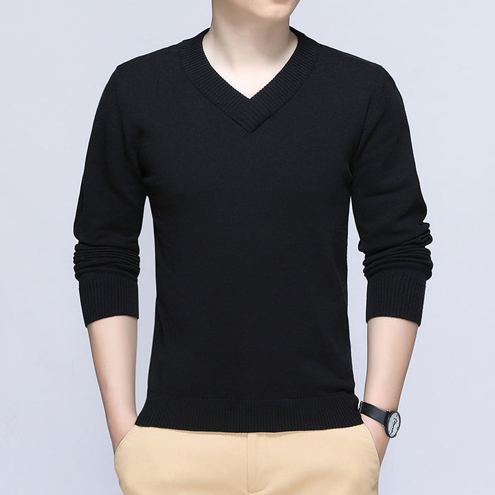 Herren Eleganter V-Ausschnitt Pullover Echo Archive