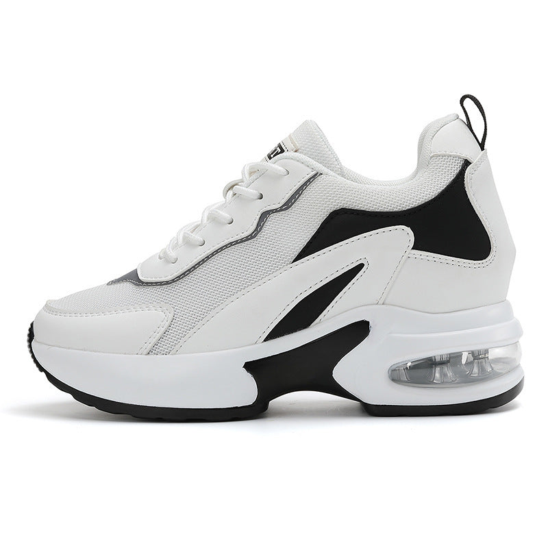 Damen nan luftgepolsterte Plateau-Sneaker mit sichtbarer Fersenluftkapsel und atmungsaktivem Mesh Echo Archiv