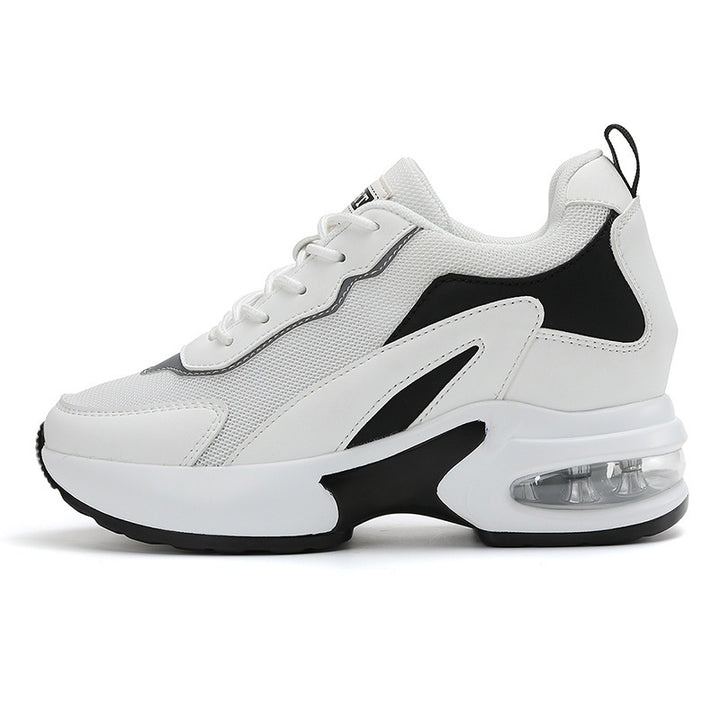Damen nan luftgepolsterte Plateau-Sneaker mit sichtbarer Fersenluftkapsel und atmungsaktivem Mesh Echo Archiv