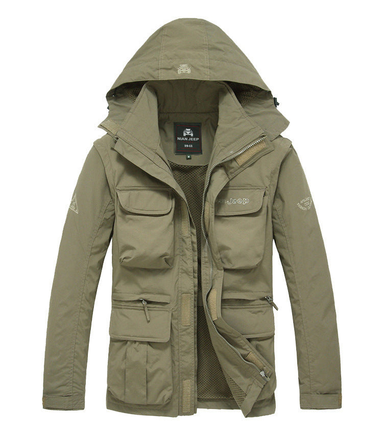 Herren Funktionale Outdoorkombination Jacke Echo Archiv
