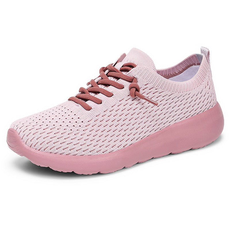 Damen Sportliche Freizeitsneakers mit elastischer Mesh-Oberfläche Echo Archiv