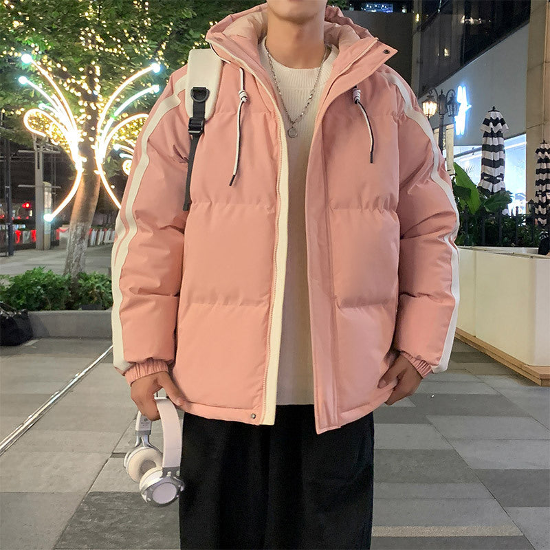 Herren funktionale Winterjacke mit Kapuze und gestepptem Futter Echoarchiv