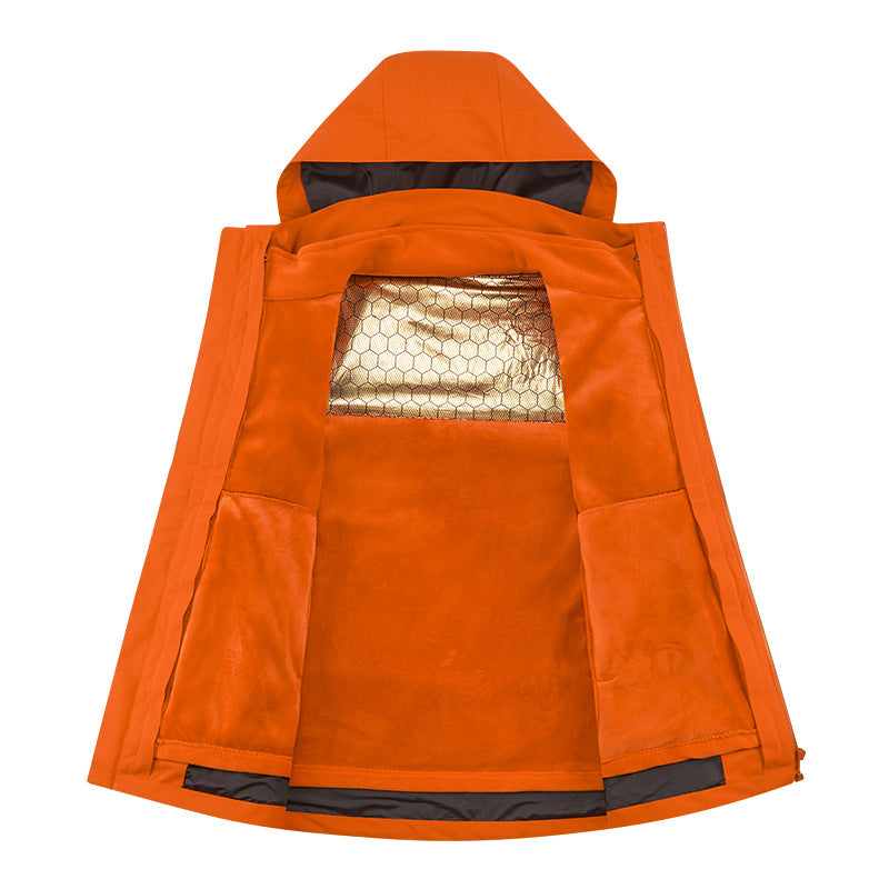 Damen Multikomfort Softshelljacke mit herausnehmbarem Fleece-Inlay und verstellbarer Kapuze – Célinea