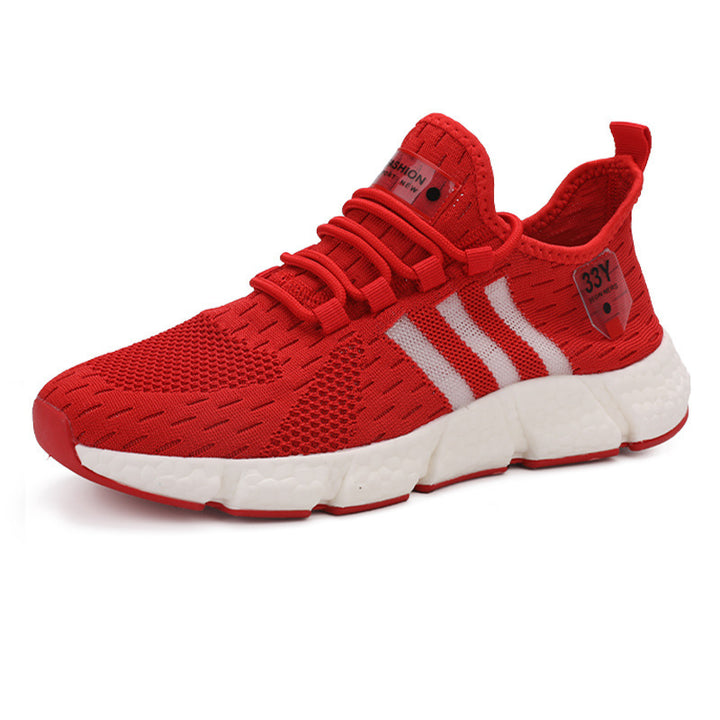 Herren Atmungsaktive Strick-Sneaker mit dämpfender Schaumsohle und Stretch-Fersenlasche Echoarchiv