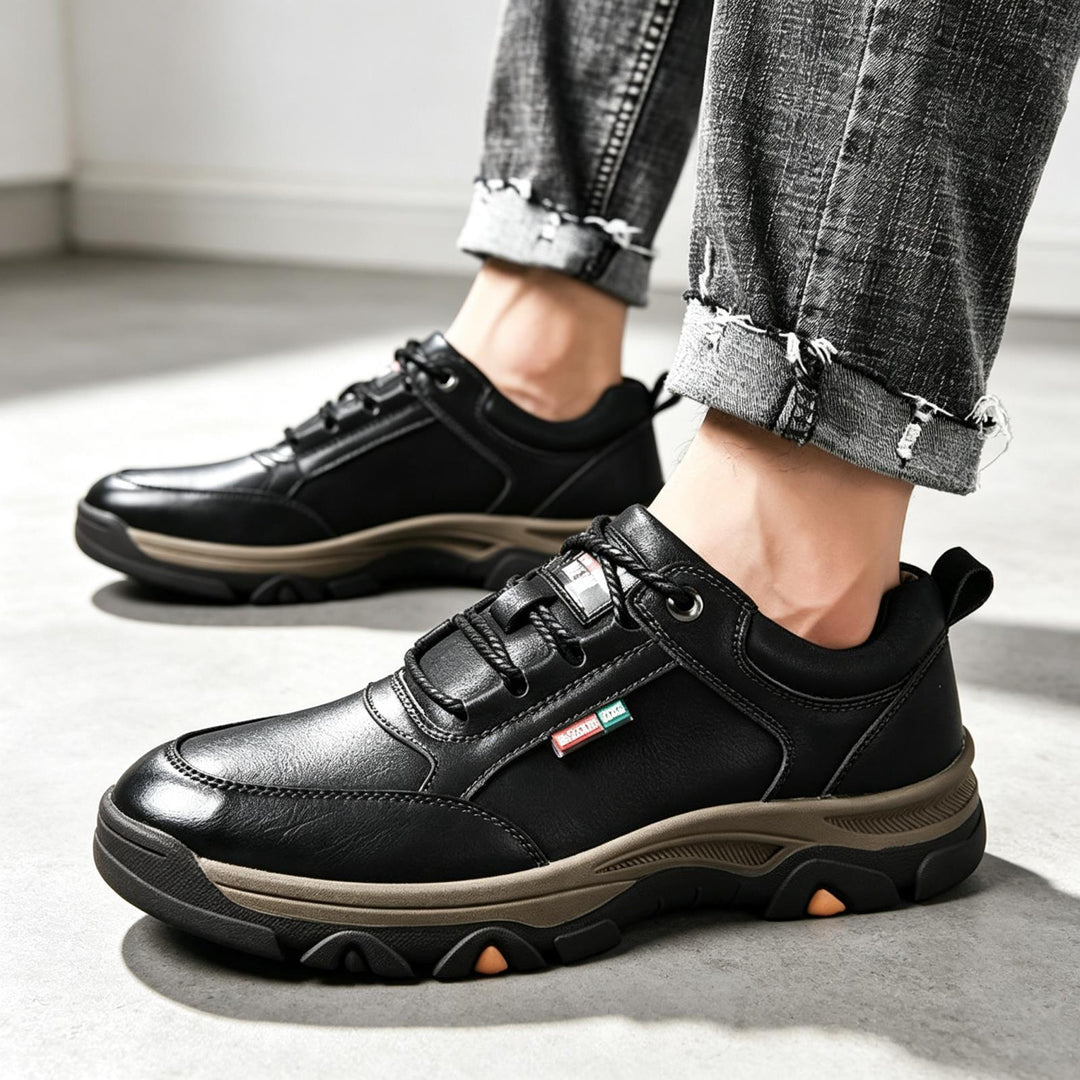 Herren Bequeme und Stylische Leder Sneakers Echoarchiv