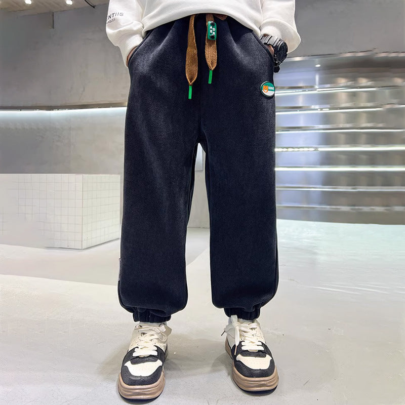 Herren lässige Sporthose mit praktischem Kordelzug und Seitentaschen Echo Archiv