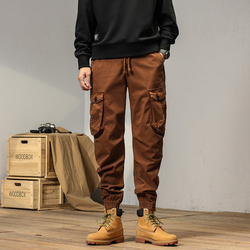 Herren Cargo-Jogginghose im Utility‑Stil mit Tunnelzug, großen Klappentaschen und elastischen Bündchen Echo Archiv