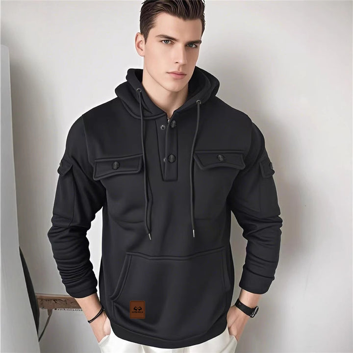 Herren Multifunktionale Kapuzenjacke Echo Archiv