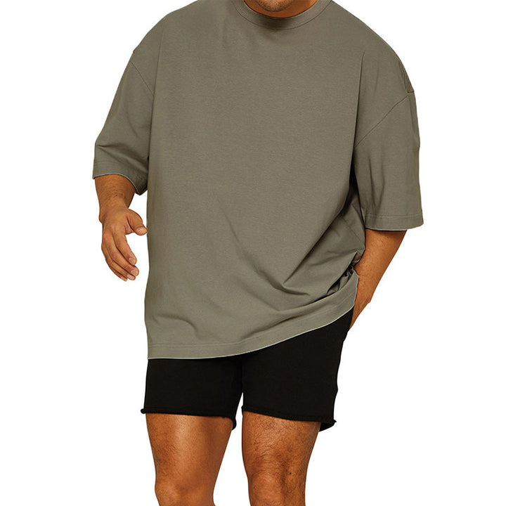 Herren Oversize T-Shirt mit atmungsaktiver Baumwolle Echoarchiv