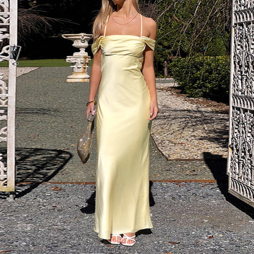 Damen elegantes Abendkleid mit schulterfreiem Design Echo Archiv