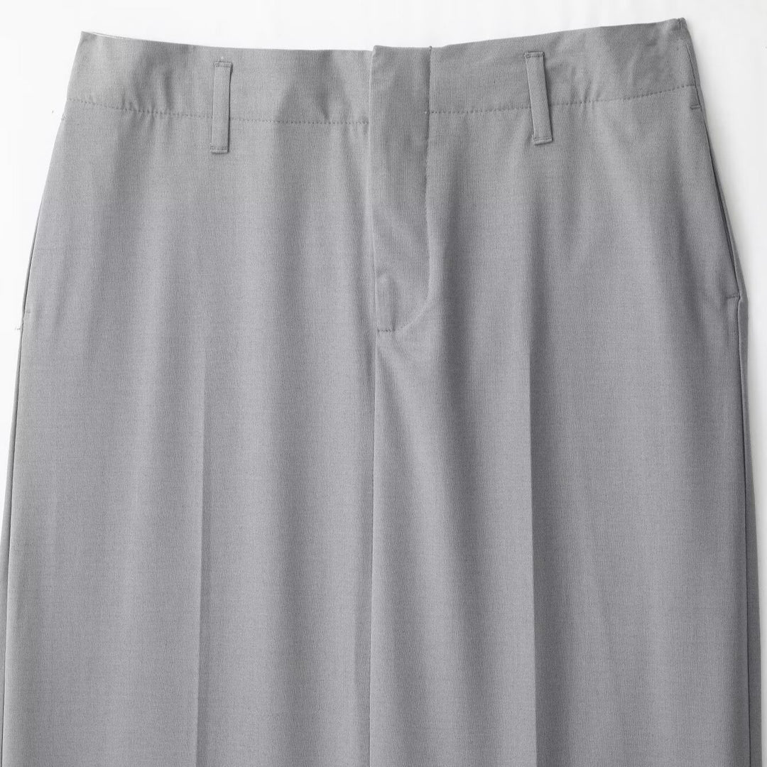 Damen Eleganter Maxirock mit Bügelfalte und Gürtelschlaufen Echoarchiv