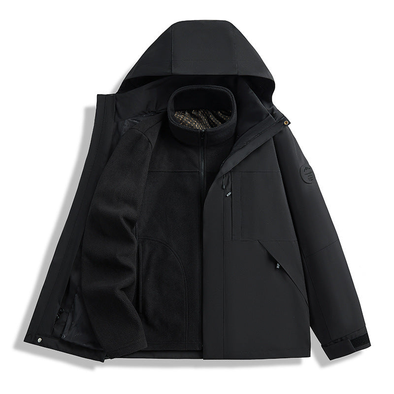 Herren Wasserfeste Outdoorjacke Echo Archiv