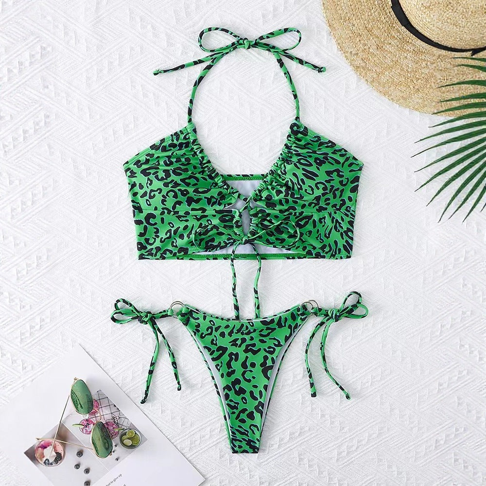 Damen Verspieltes Tiermuster Bikini-Set Echo Archiv