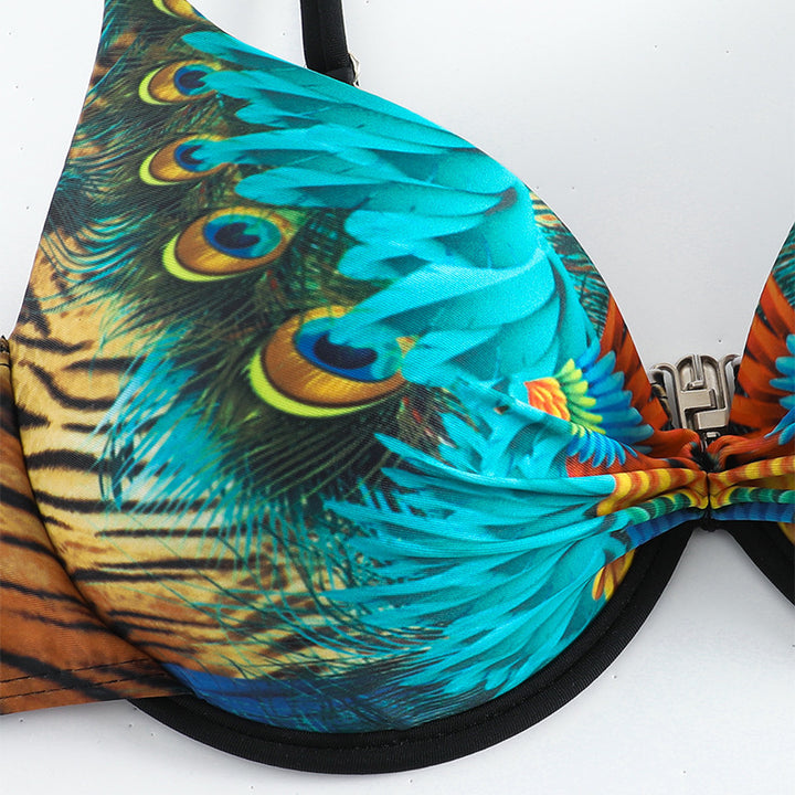 Damen Premium Triangel-Bikini mit dekorativen Schmuckdetails Echo Archiv