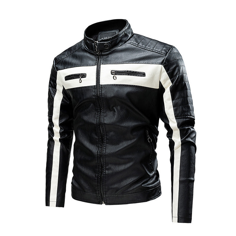 Herren Sportliche Bikerjacke Echo Archiv