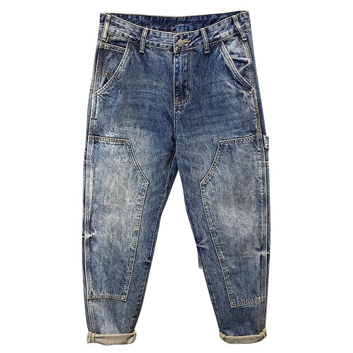 Herren Modische Cargo-Jeans mit innovativen Details Echoarchiv