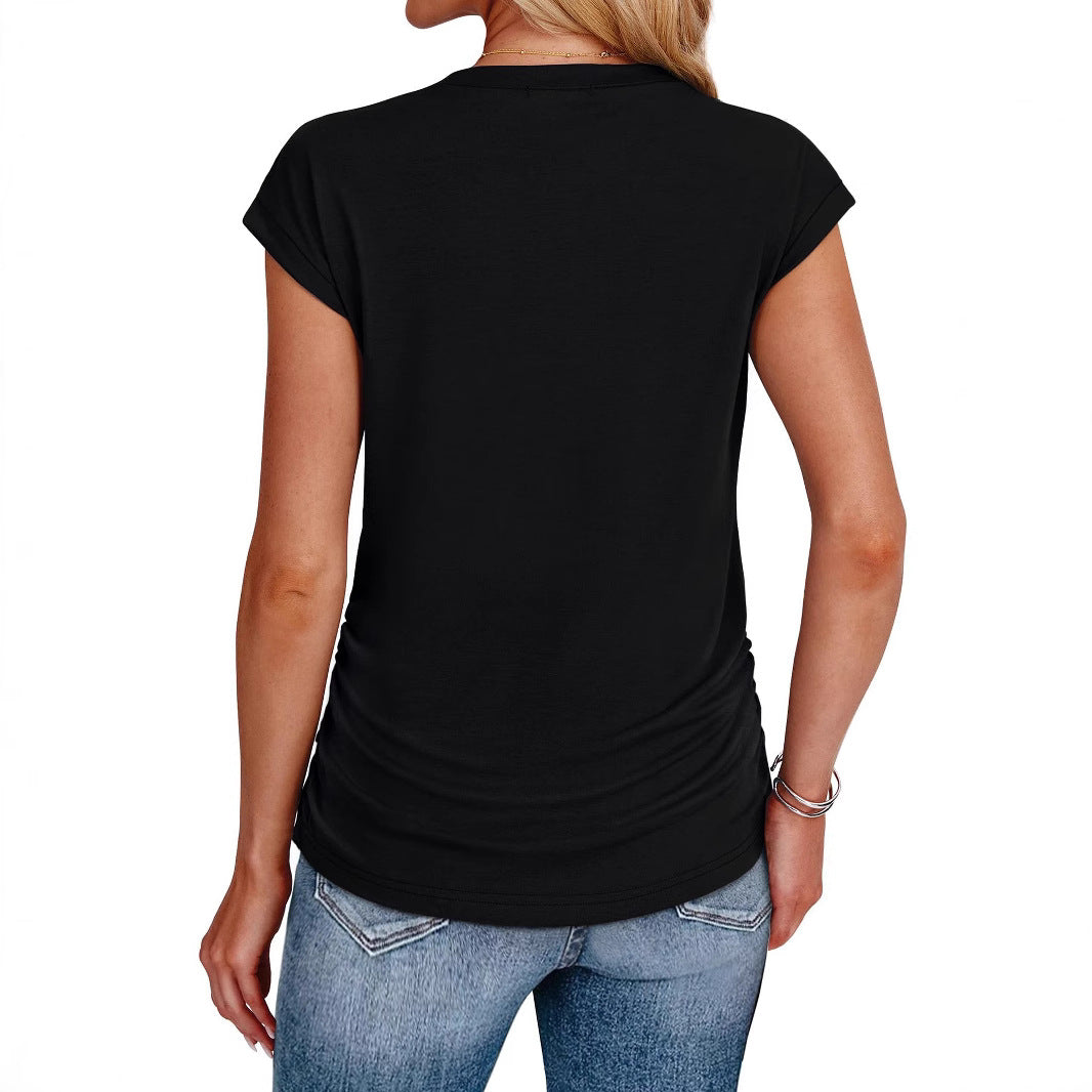 Damen Stylisches Oberteil mit lässigen Rüschendetails Echo Archiv