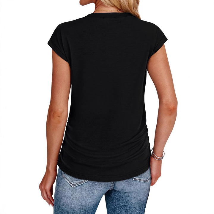 Damen Stylisches Oberteil mit lässigen Rüschendetails Echo Archiv