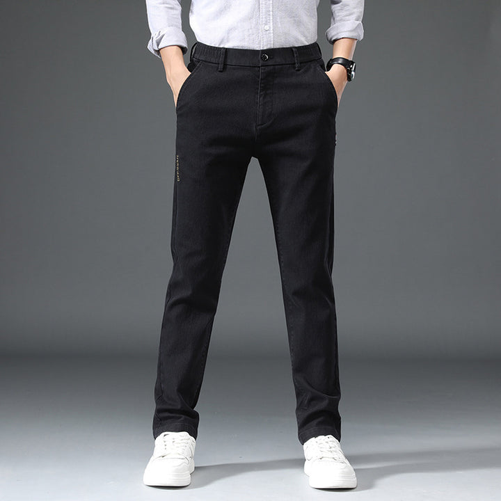 Herren elegante Slim-Fit Freizeithose Echoarchiv