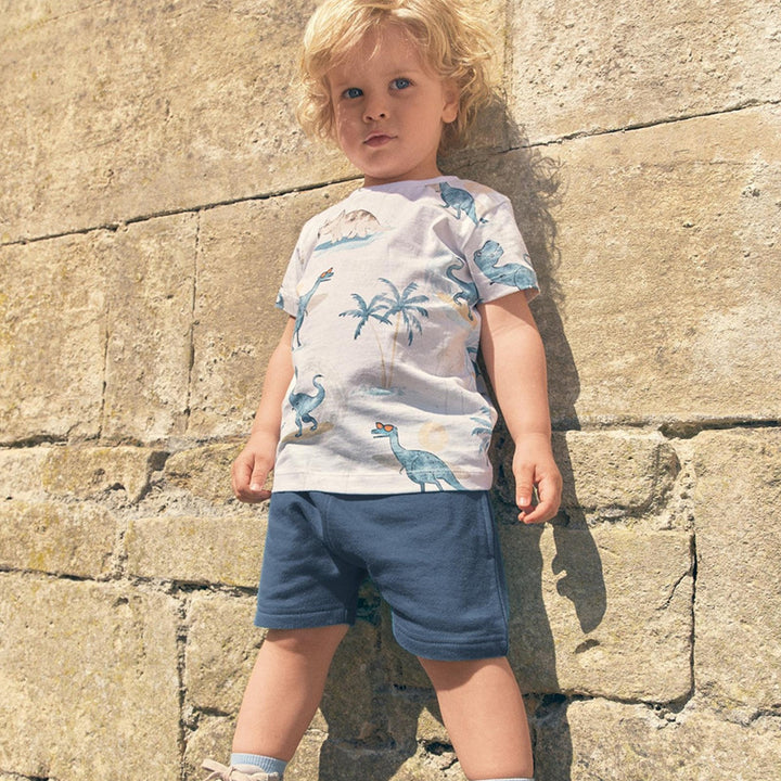 Jungen Sommer Outfit mit Dinosaurier-Print Echo Archiv