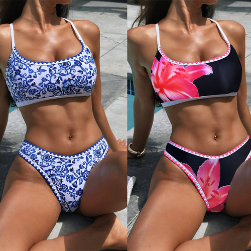 Damen Floral Design Bikini Set Echo Archiv