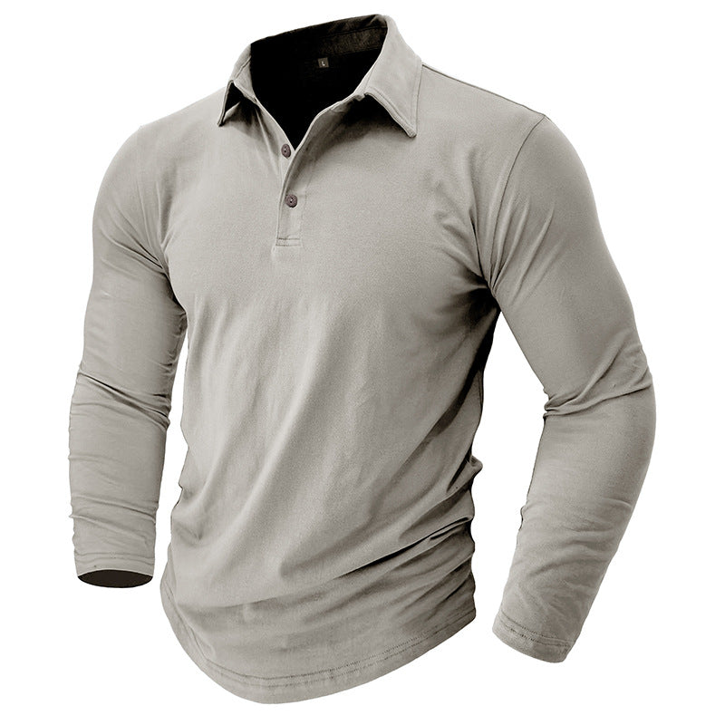 Herren Langarm Poloshirt mit hochwertiger Baumwolle und elegantem Schnitt Echoarchiv