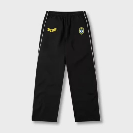 Herren nan sportliche Jogginghose mit elastischem Bund, seitlichen Kontrastpaspeln und geradem Schnitt Echo Archiv