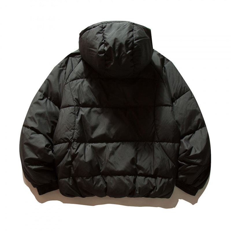 Unisex Oversize Thermo‑Pufferjacke im Boxy‑Cut mit Kapuze und Raglanärmeln Echo Archiv